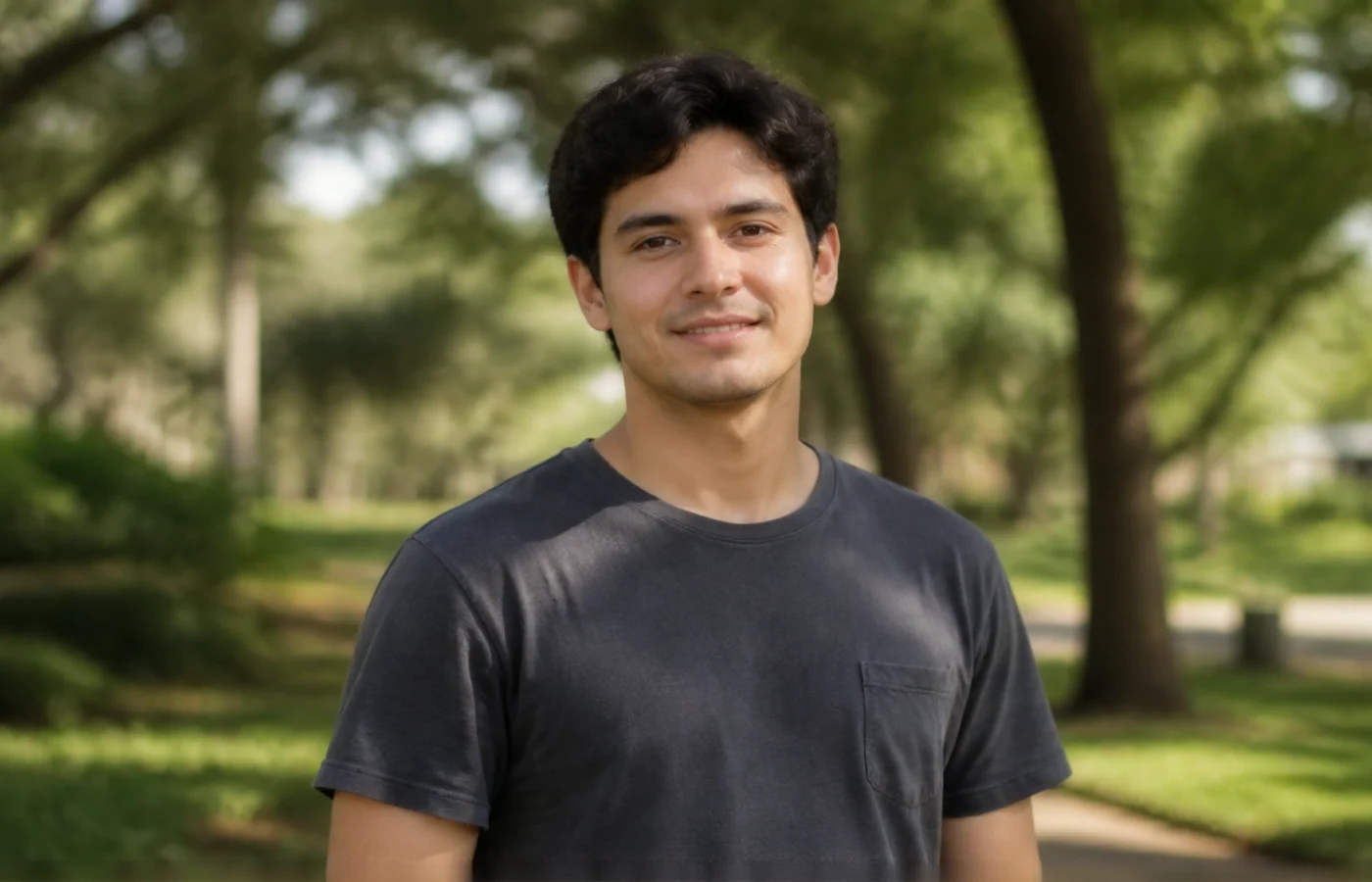 AI photo editor portrait retouch before and after preserving the same person after