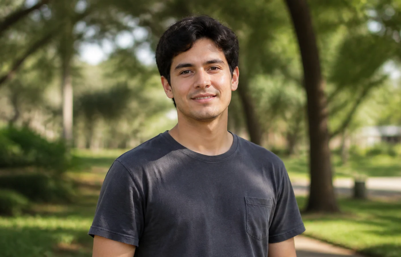 AI photo editor portrait retouch before and after preserving the same person before