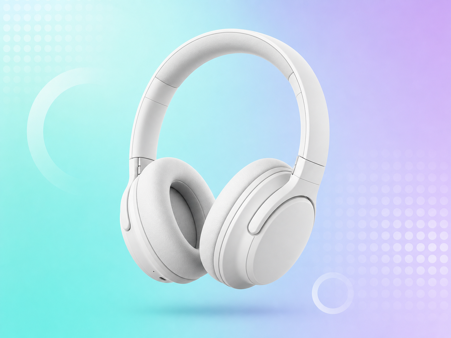 Product image placed on a custom marketing background