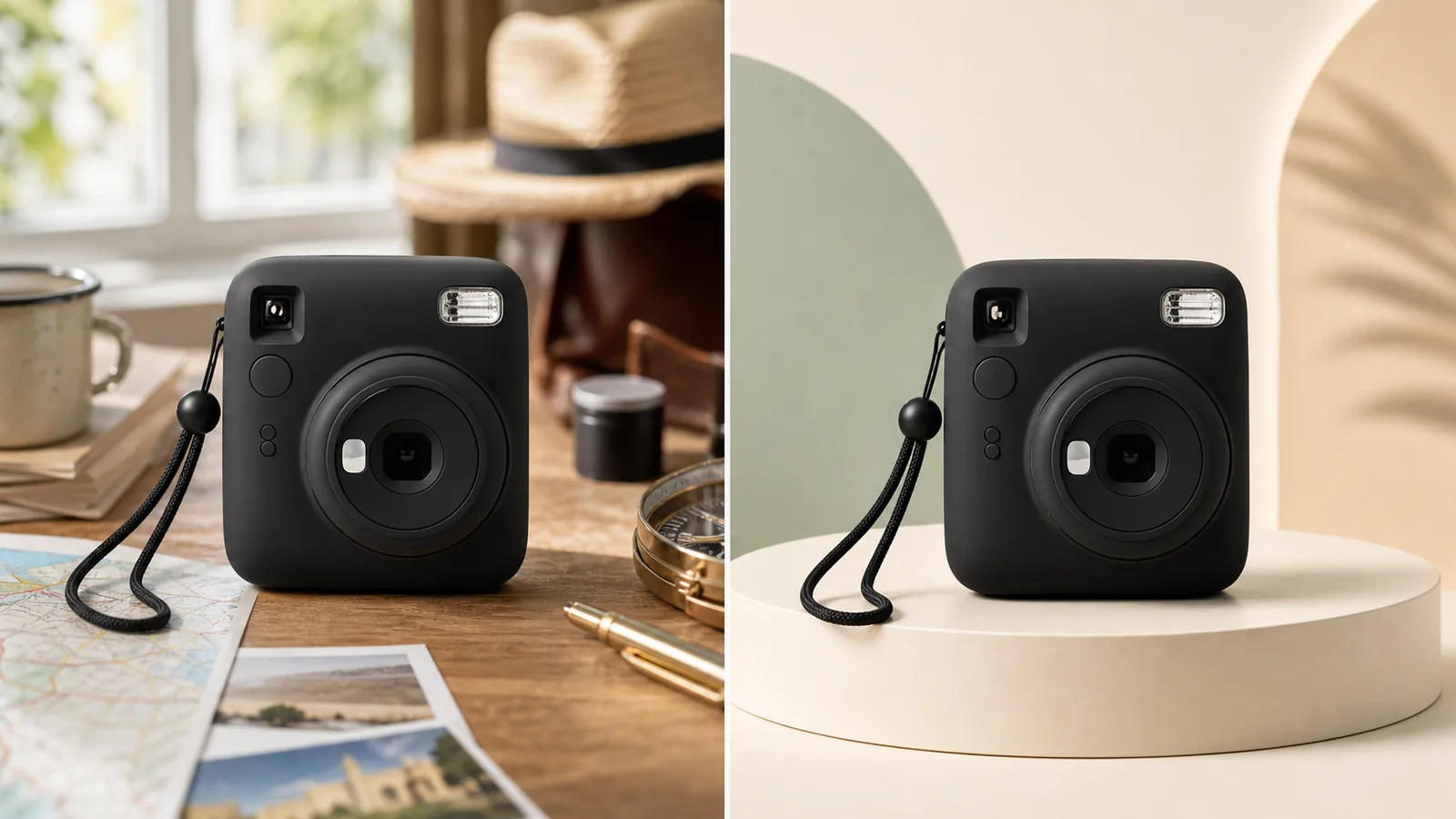 AI change background before and after product photo