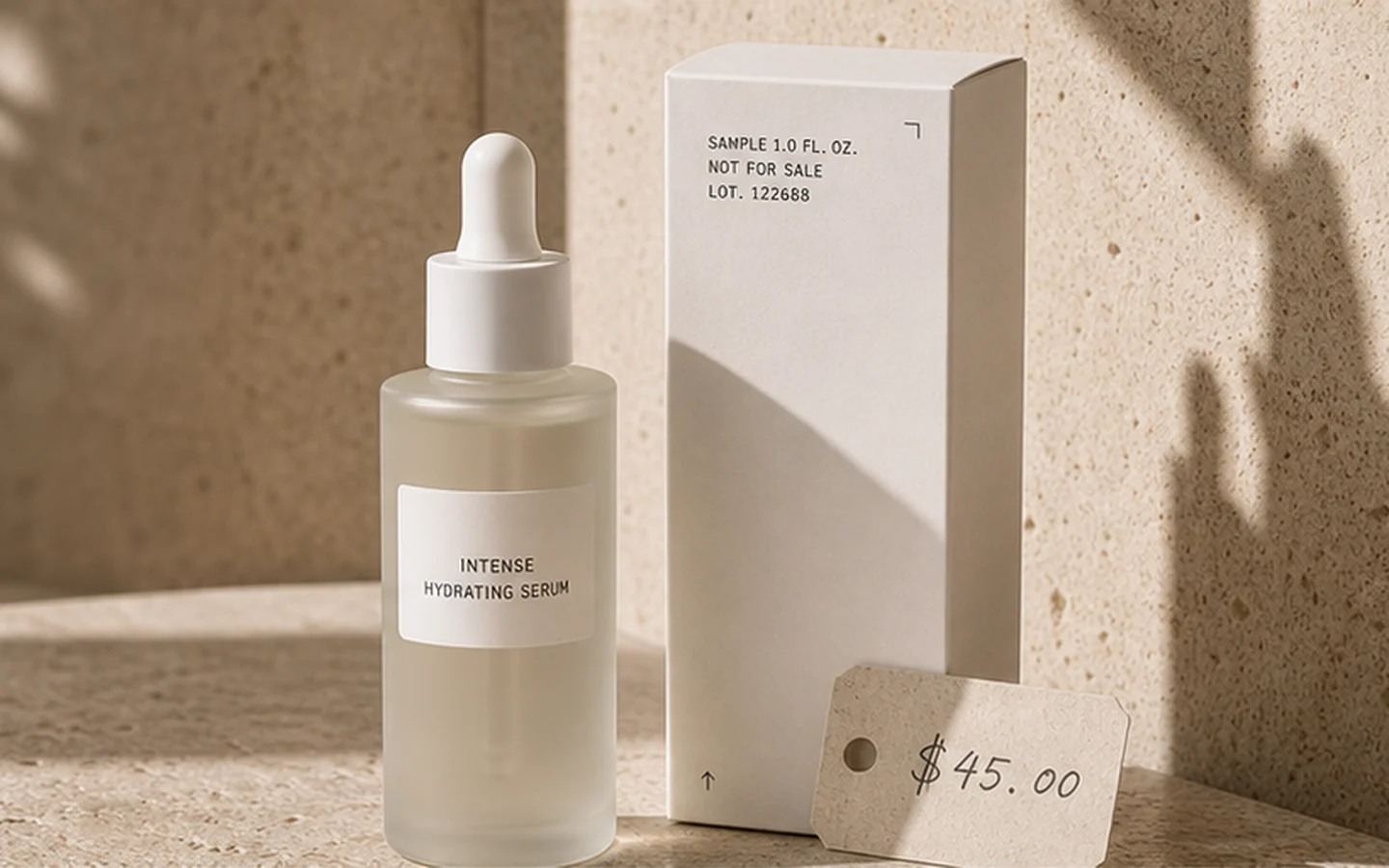 Magic Eraser removes text from a product image