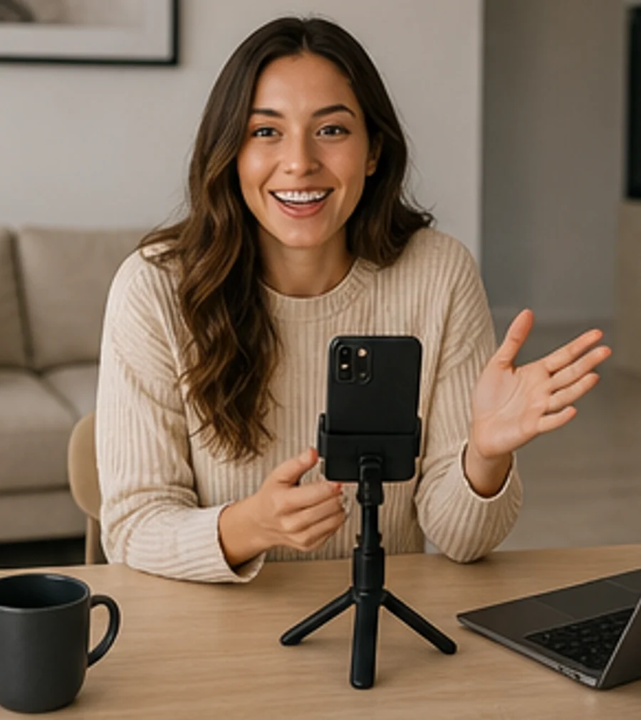 Creator photo after removing distracting objects