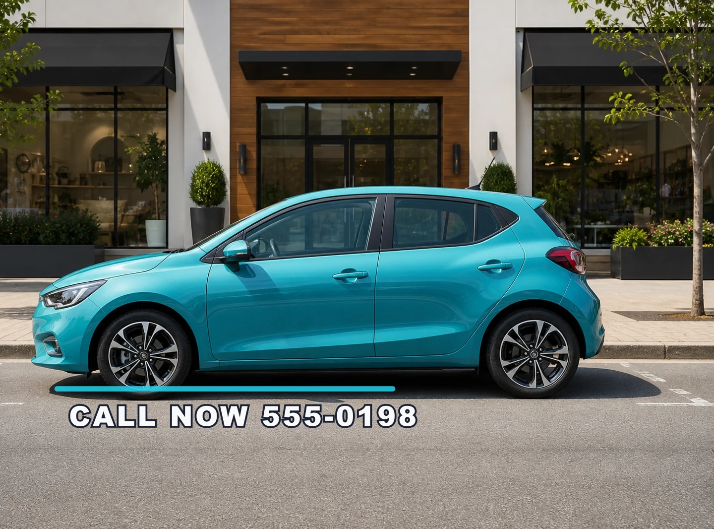 vehicle and local business text remover